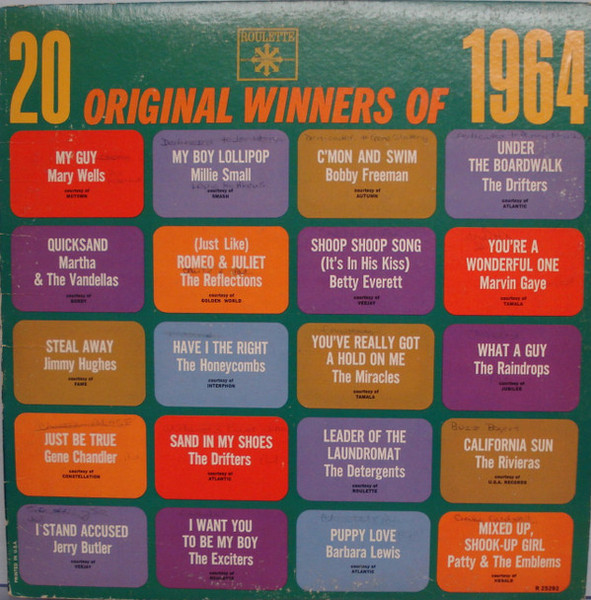 Various - 20 Original Winners Of 1964 (LP, Album, Comp, Mono)