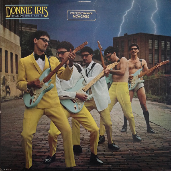 Donnie Iris - Back On The Streets (LP, Album, Pin)