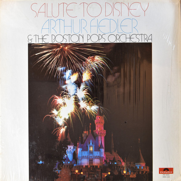 Arthur Fiedler & The Boston Pops Orchestra* - Salute To Disney (LP, Album, Ter)