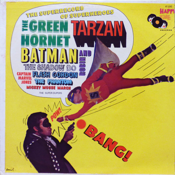 The Super Dupers - The Superrecord Of Superheroes (LP, Album, Mono)