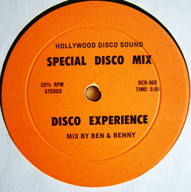 Various - Disco Experience - Hollywood Disco Sound, Special Disco MIx ...