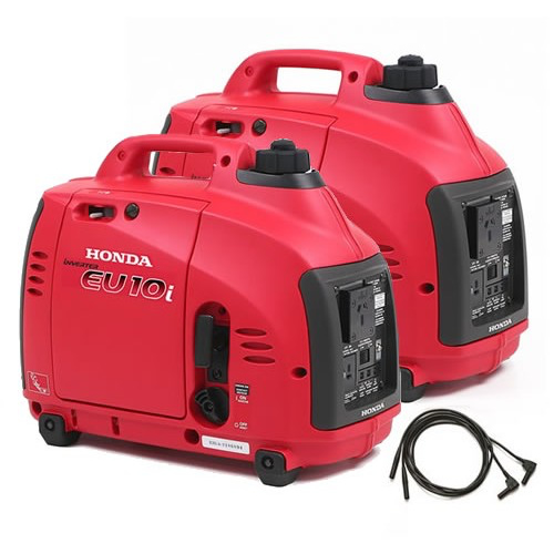 Honda Eu10i Inverter Generator Twin Combo Pack