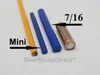 GlueSticksDirect Economy® Twin Pack Hot Melt Glue Sticks 7/16" X 10" 50 lbs Bulk