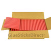 GlueSticksDirect Red Metallic Colored Glue Sticks 7/16" X 4" 5 lbs