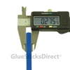 GlueSticksDirect Translucent Blue Colored Glue Sticks mini X 4" 5 lbs