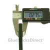 GlueSticksDirect  Forest Green Colored Glue Stick mini X 4" 24 Sticks 