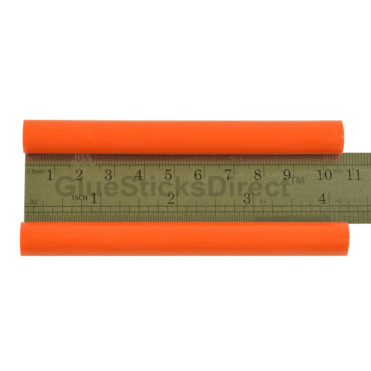 GlueSticksDirect Orange Colored Glue Sticks 7/16" X 4" 5 lbs