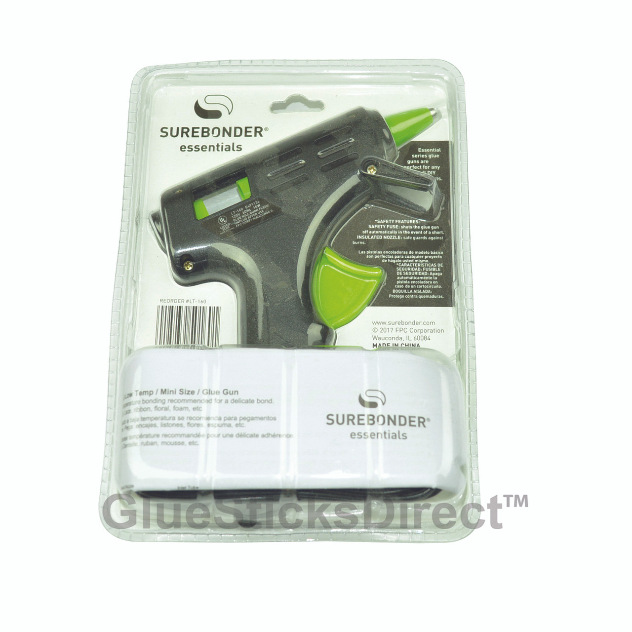 Glue Gun Low Temp Mini Glue Sticks 10 Watts Trigger Fed (LT-160)