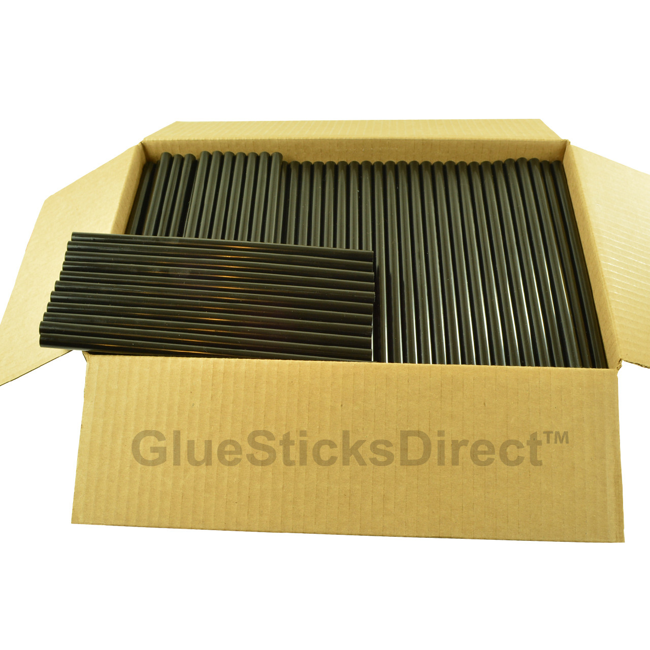 GlueSticksDirect Wholesale® Black Hot n Cool Sticks 7/16" X 10" 25 lbs