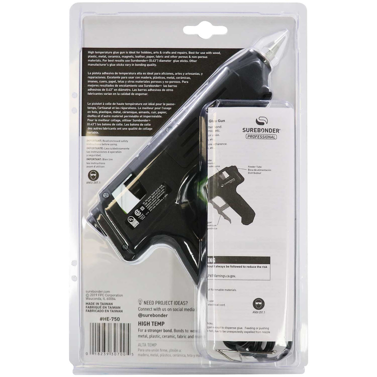 Glue Gun High Temp 7/16" Glue Stick 80 Watts