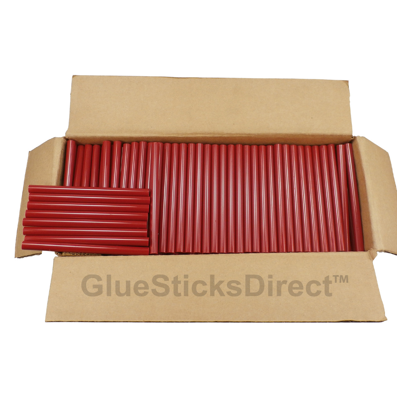 GlueSticksDirect Red Colored Glue Sticks 5/16 X 4 5 lbs