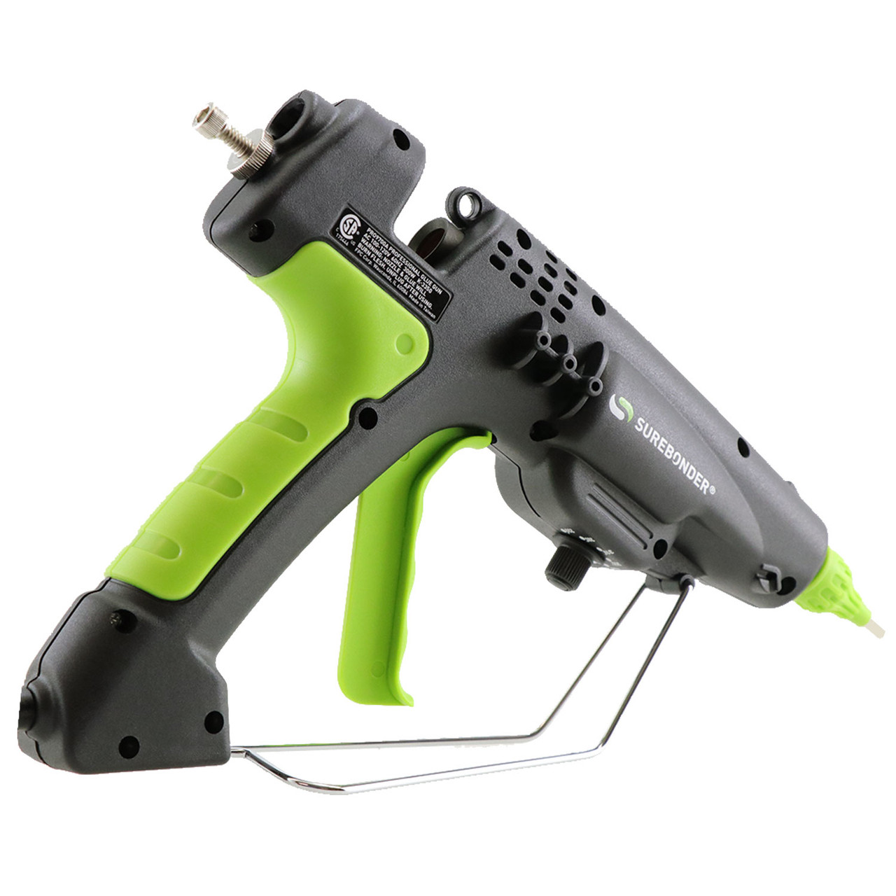 Surebonder 300 Watt Heavy Duty Hot Glue Gun, Adjusts 220F to 440F, Adjust  Size of Glue Beads - Uses Full Size 7/16