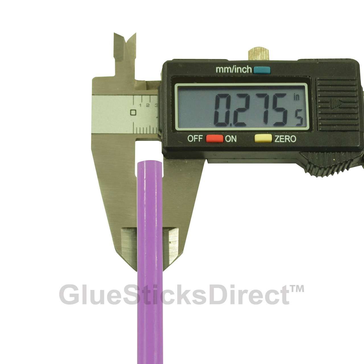 GlueSticksDirect Translucent Purple Colored Glue Sticks Mini X 4" 24 Sticks
