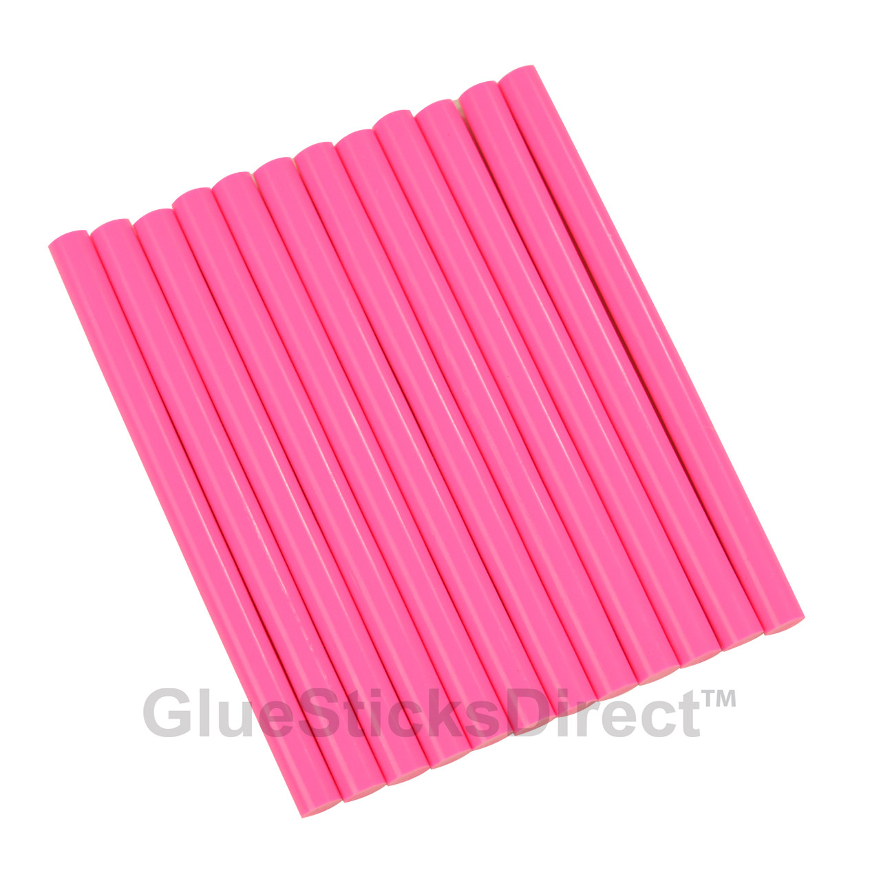 GlueSticksDirect Neon Pink Colored Glue Sticks Mini X 4 24 Sticks -  GlueSticksDirect