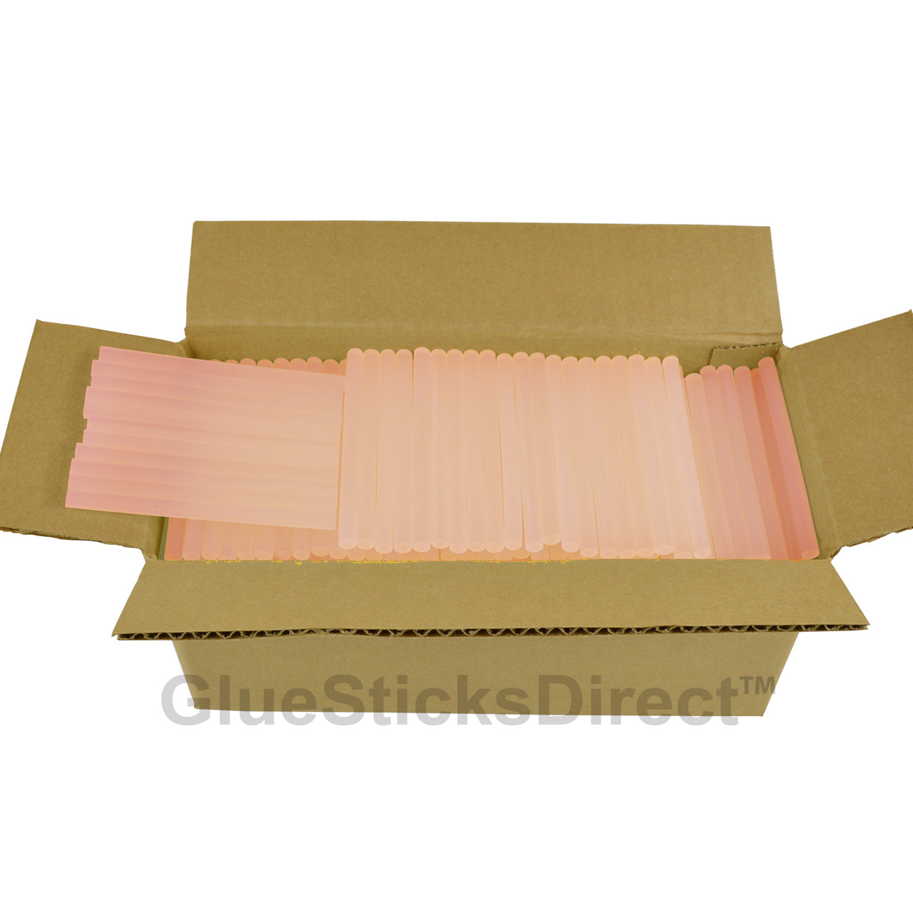 GlueSticksDirect Translucent Pink Colored Glue Sticks mini X 4" 5 lbs