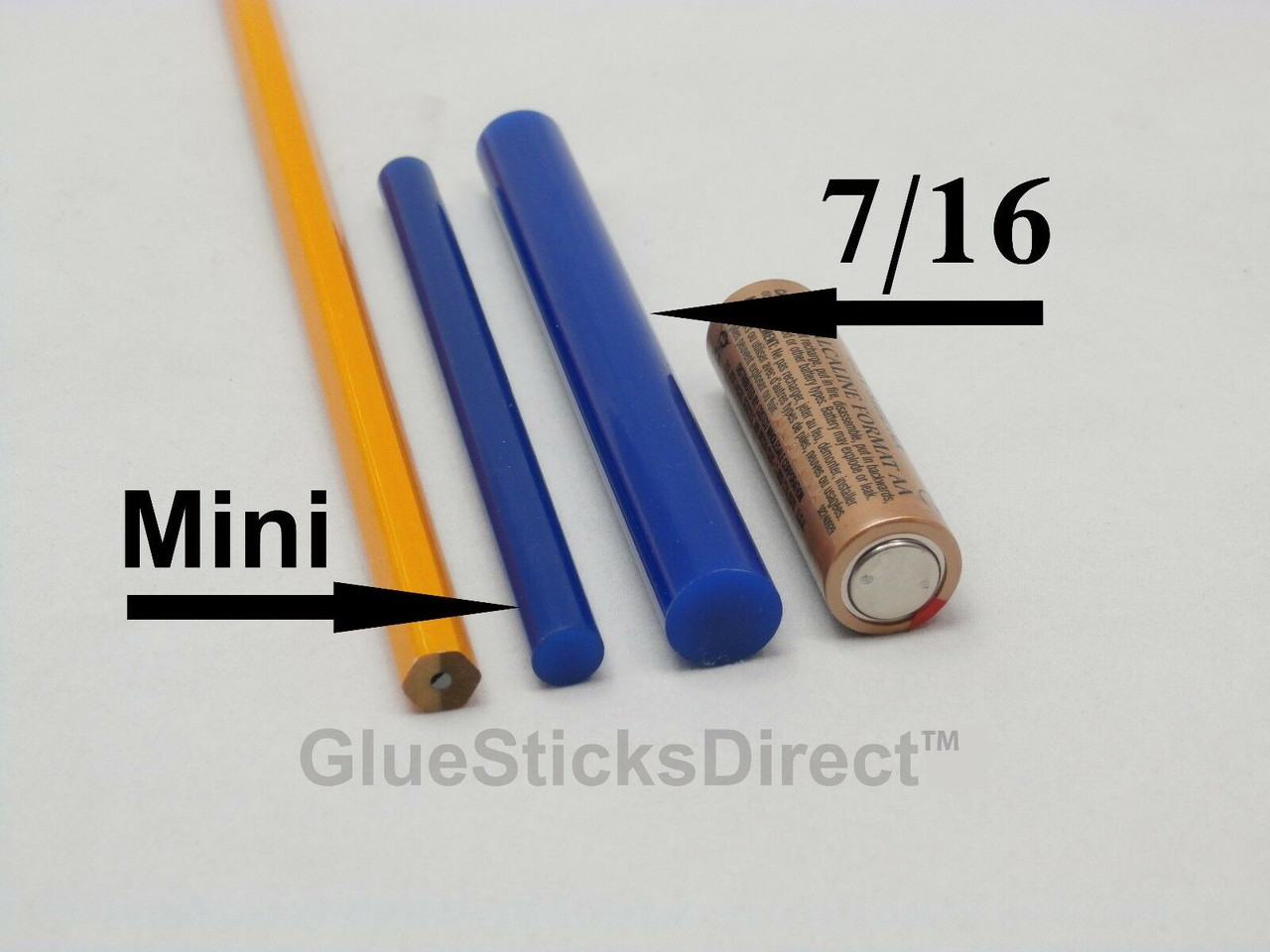 GlueSticksDirect Orange Colored Glue Sticks 7/16 X 4 5 lbs