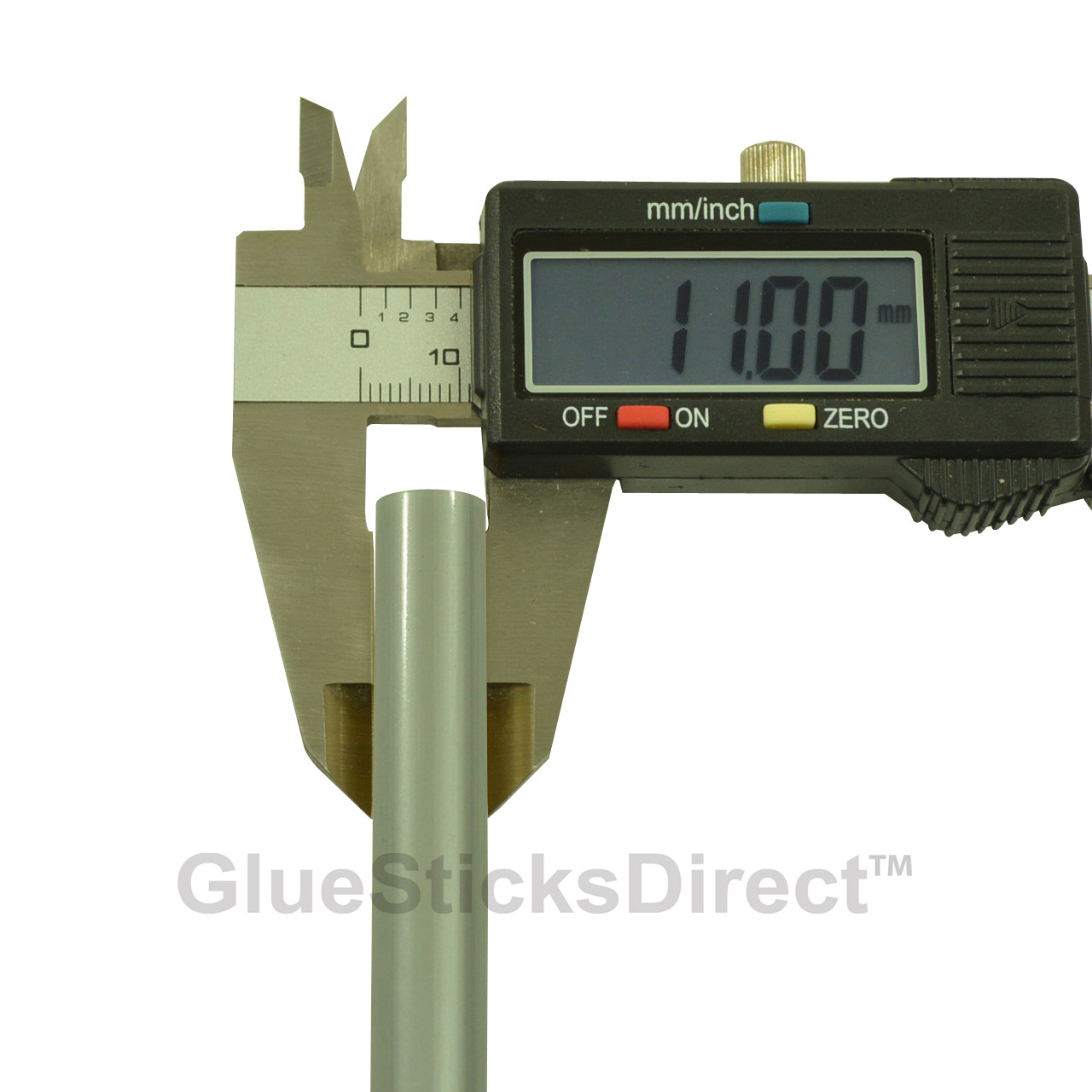 GlueSticksDirect  Silver Metallic Faux Wax Glue Sticks 7/16” X 4" 5 lbs