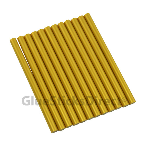 GlueSticksDirect Gold Metallic Glue Stick Mini X 4" 24 Sticks