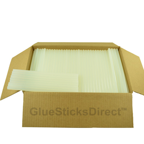 Black Light Glue Stick 7/16 X 10 25 lbs bulk - GlueSticksDirect