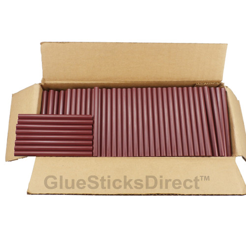 GlueSticksDirect Burgundy Colored Glue Sticks 5/16" X 4" 5 lbs