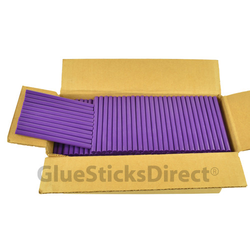 GlueSticksDirect Purple Colored Glue Sticks Mini X 4 24 Sticks -  GlueSticksDirect