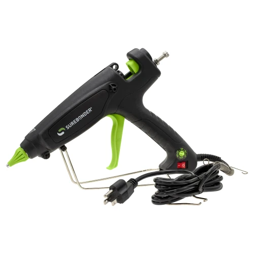 Surebonder 300 Watt Heavy Duty Hot Glue Gun, Adjusts 220F to 440F, Adjust Size of Glue Beads - Uses Full Size 7/16" Sticks