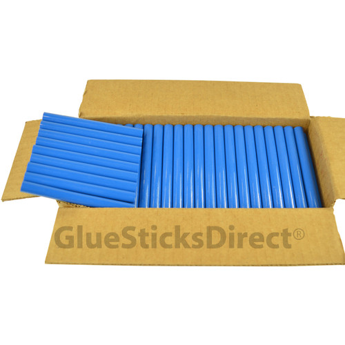 GlueSticksDirect Royal Blue Colored Glue Sticks 7/16" X 4" 5 lbs