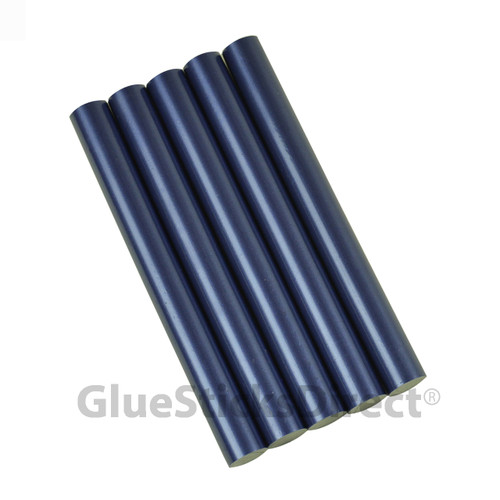 GlueSticksDirect  Blue Metallic Colored Glue Sticks 7/16" X 4" 5 lbs