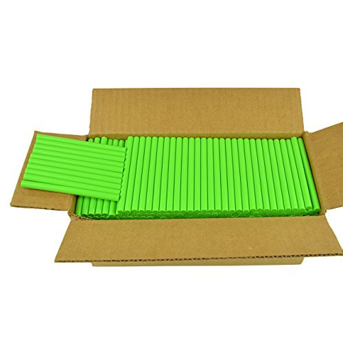 GlueSticksDirect  Neon Green Colored Glue Sticks 7/16" X 4" 5 lbs
