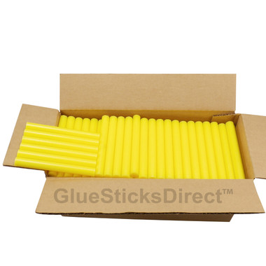 Stick Fast Yellow GlueSticksDirect Yellow Colored Glue Sticks 7/16
