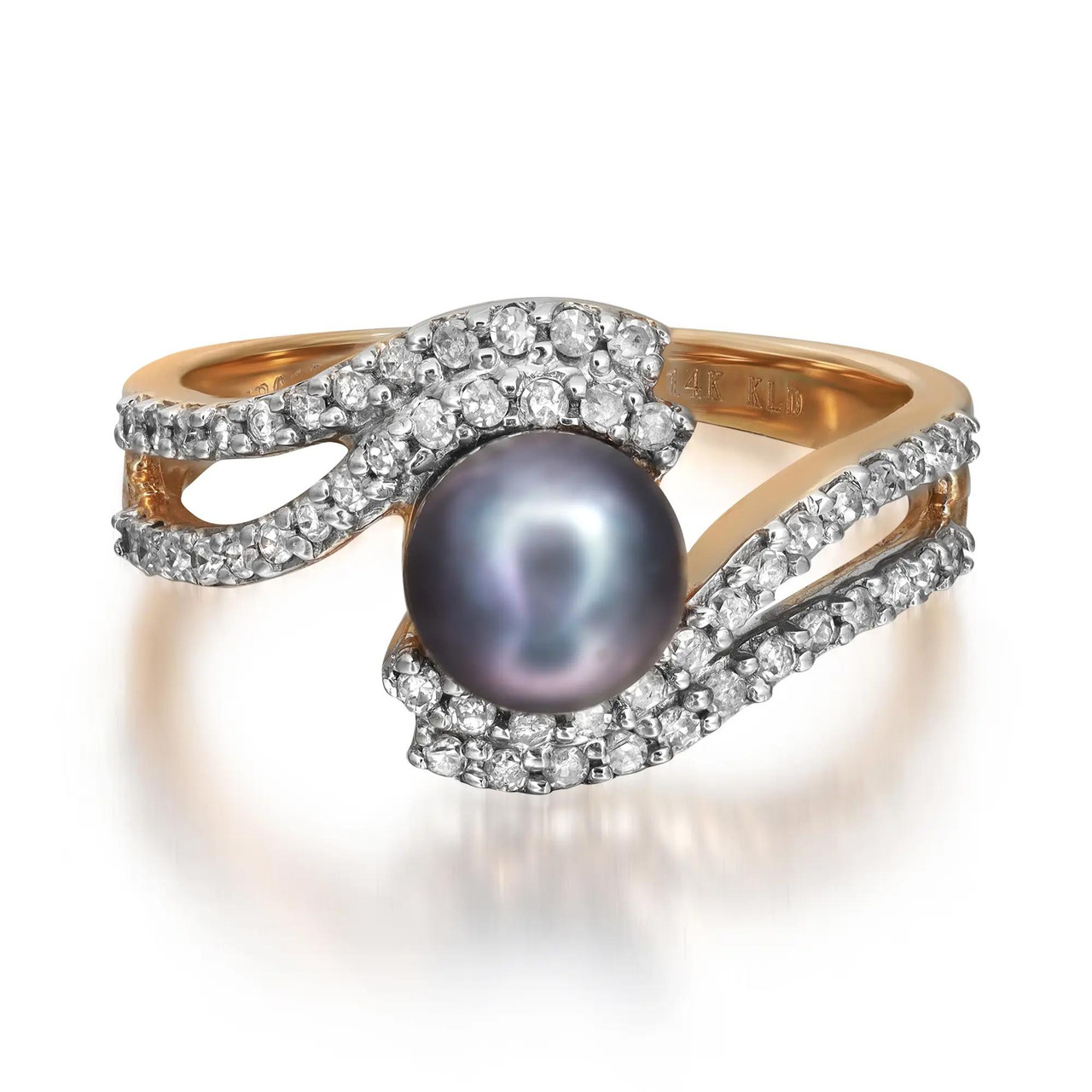 Pearl Rings and Pearl Diamond Rings | Calhounjewelers