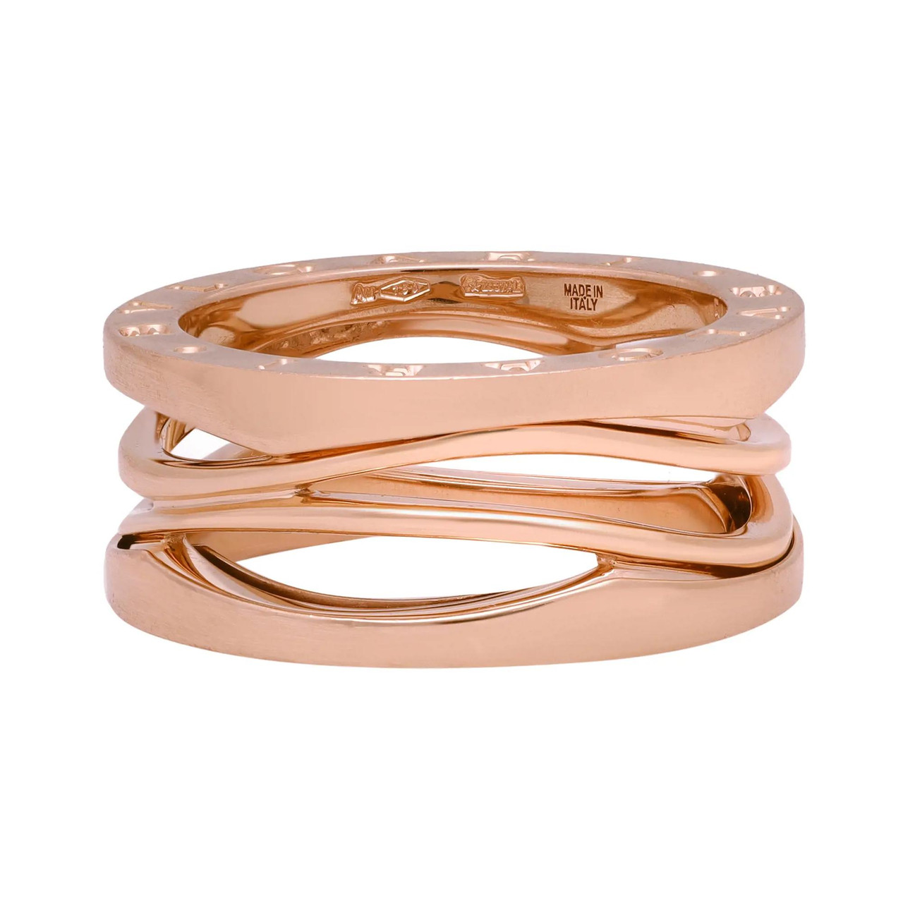 BVLGARI ピンクゴールド リング BVLGARI（ブルガリ） BVLGARI B.zero1 ビー・ゼロワン ピンクゴールド