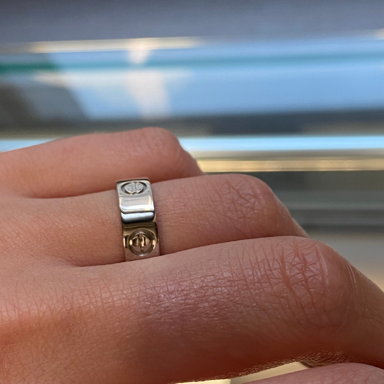 Cartier Love Classic Ring 18K White Gold Size 51 US 5.75 Cartier Love Classic Ring 18K White Gold Size 51 US 5.75