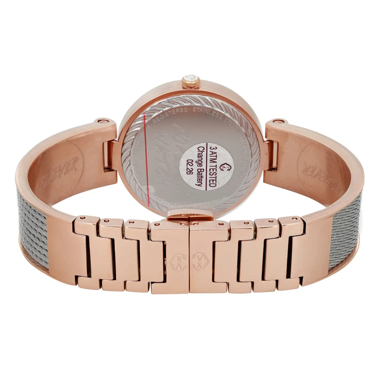 Charriol Forever Tiger PVD steel Rose gold Dial Quartz Ladies 