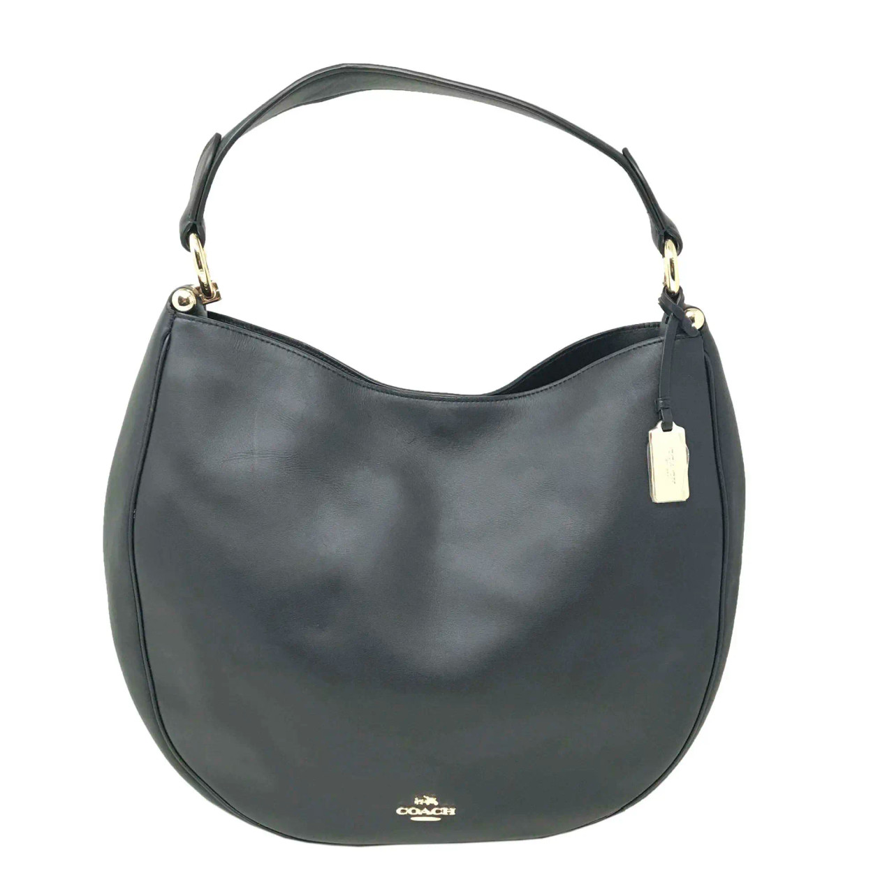 Coach Black Leather Nomad Glovetanned Hobo Shoulder Ladies Bag
