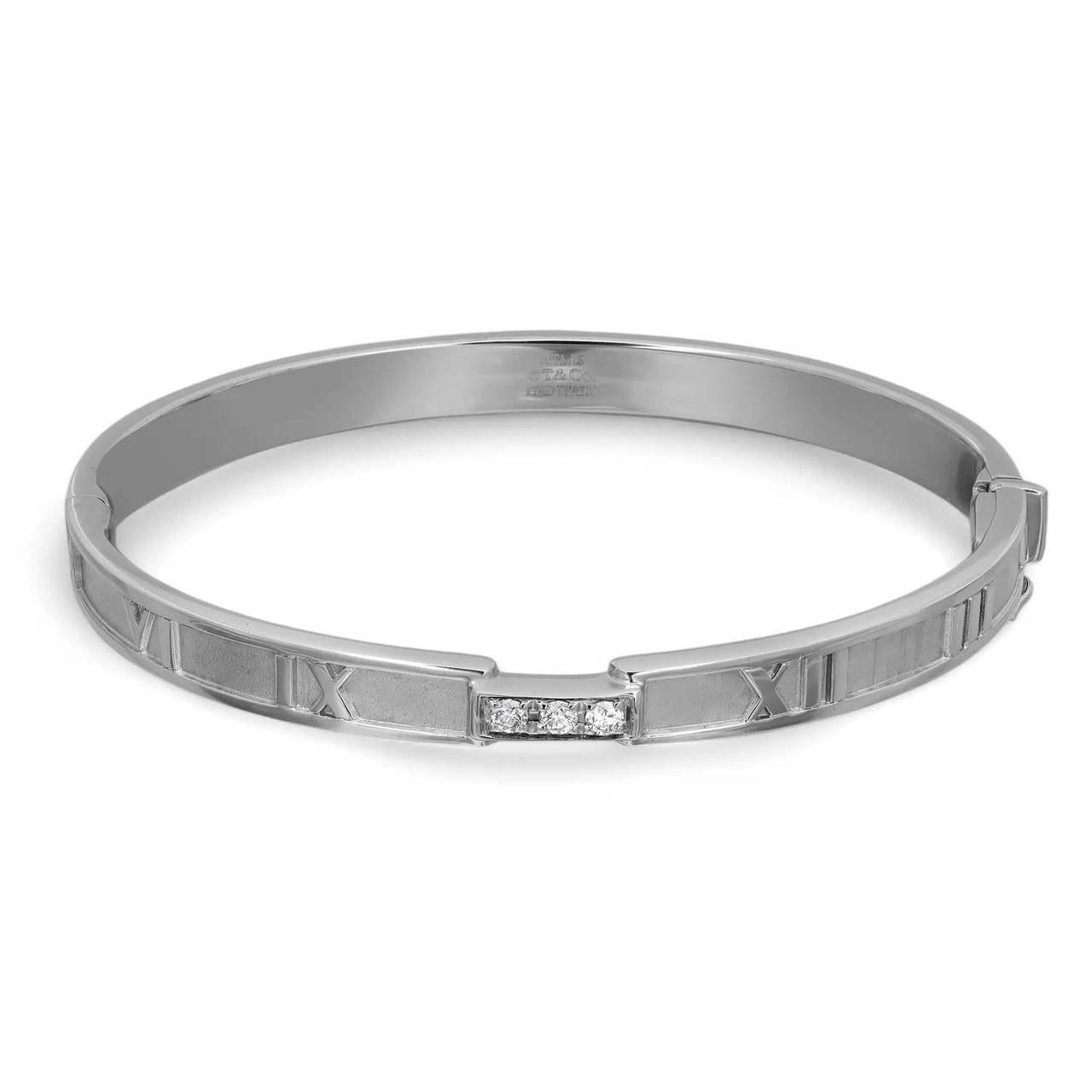 Tiffany ATLAS ブレスレット vintage Tiffanyヴィンテージティファニーatlas id bracelet 18k gold