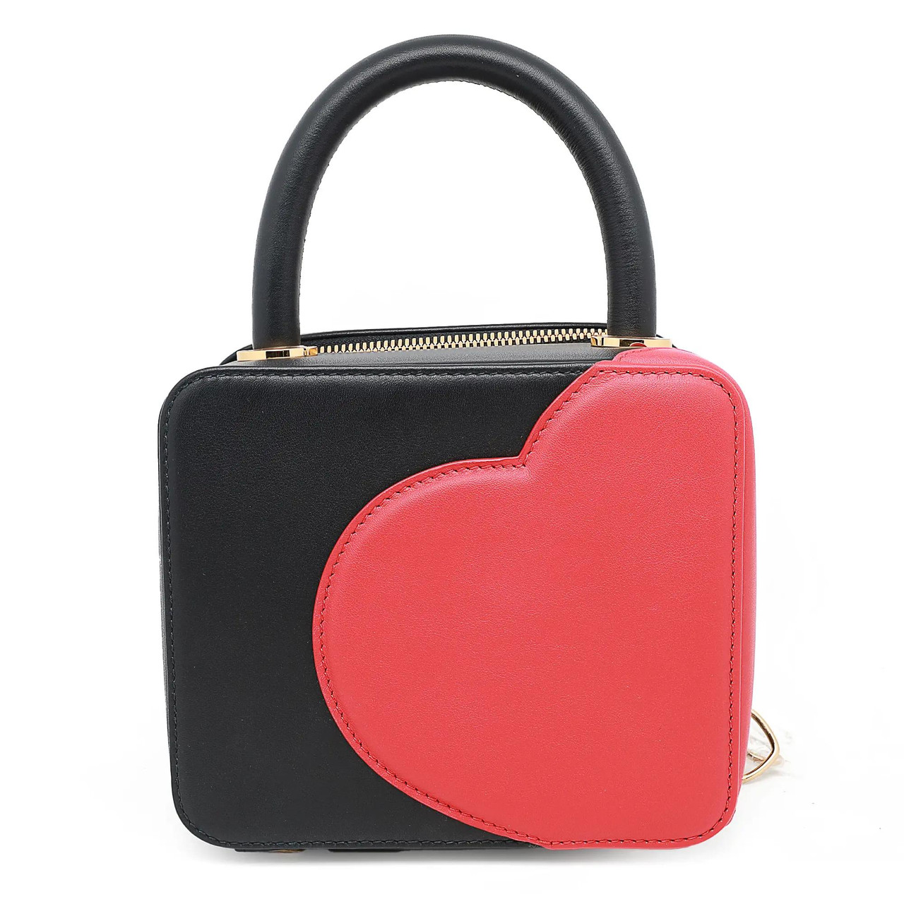 Chopard x Chloë Sevigny Green Carpet Black & Red Leather Shoulder