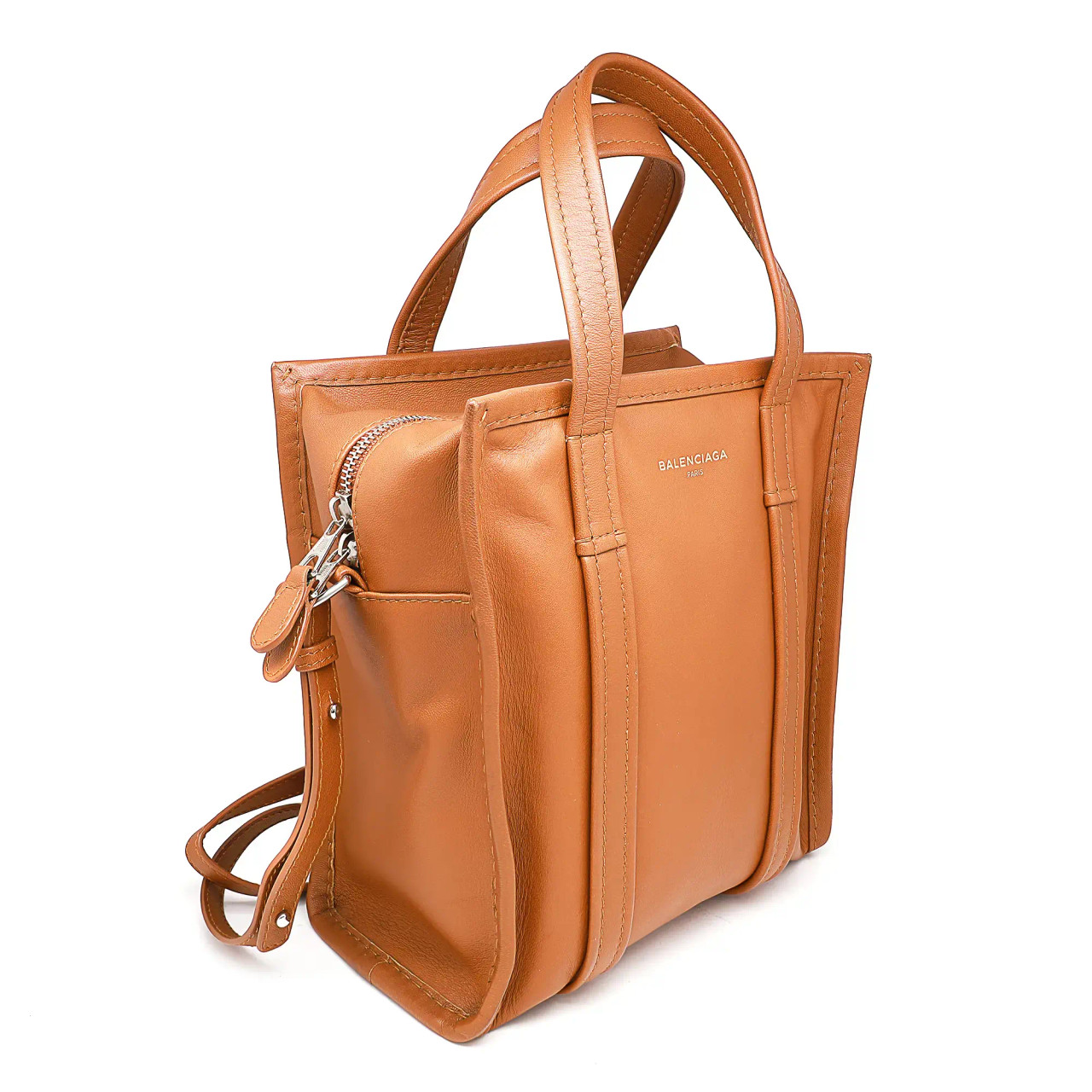 BALENCIAGAトートバッグ BAZAR SHOPPER オレンジ BALENCIAGAトートバッグ BAZAR SHOPPER オレンジ 中古・古着通販