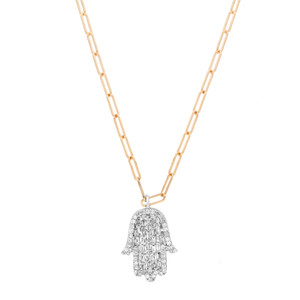 1st image of Rachel Koen 02124 Necklace with Diamonds, Unworn condition