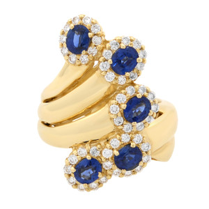 1st image of Rachel Koen 00800 Ring with Diamonds & Gemstones, Unworn condition