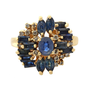 1st image of Rachel Koen 034926 Ring with Diamonds & Gemstones