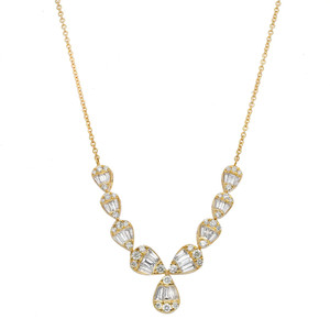 1st image of Rachel Koen 04108 Necklace with Diamonds, Unworn condition