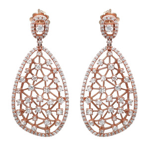 1st image of Rachel Koen 04183 Earring with Diamonds, Unworn condition