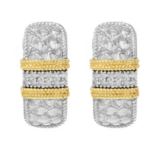 2nd image of Rachel Koen 014121 Earring with Diamonds, Unworn condition