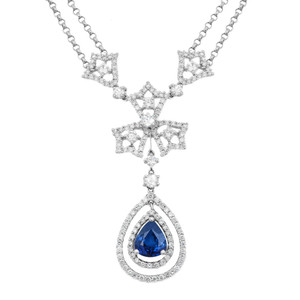 1st image of Rachel Koen 044239 Necklace with Diamonds & Gemstones, New condition