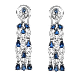 1st image of Rachel Koen 044422 Earring with Diamonds & Gemstones, New condition