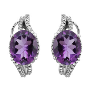 1st image of Rachel Koen 044335 Earring with Diamonds & Gemstones, PreOwned condition