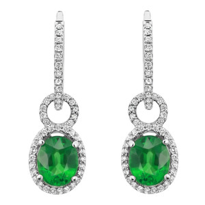 1st image of Rachel Koen 044337 Earring with Diamonds & Gemstones, Unworn condition