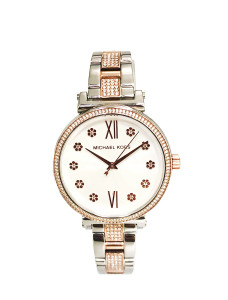 Front Full View Of Michael Kors MK3880 Stainless Steel Watch Display Model Condition {Product Condition}