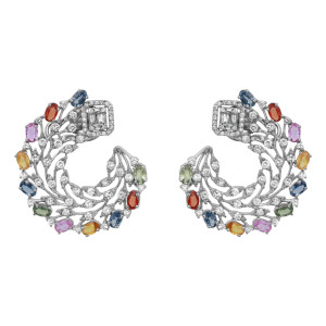 1st image of Rachel Koen 045029 Earring with Diamonds & Gemstones, New condition